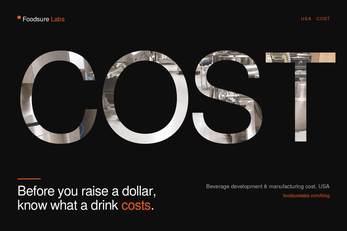 Beverage manufacturing cost