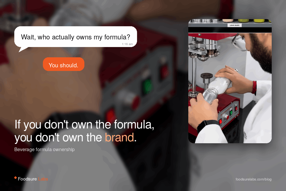 Beverage formula testing